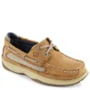 Sperry Boys Lanyard Boat Shoe - Tan -Teenager Shoes Shop US 01 530093 00