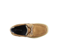 Sperry Boys Lanyard Boat Shoe - Tan -Teenager Shoes Shop US 01 530093 05