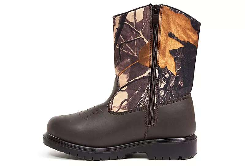 Deer Stags Boys Tour Western Boot - Camo 6 Deer Stags Boys Tour Western Boot - Camo - Image 4