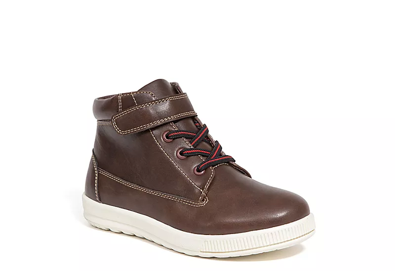 Deer Stags Boys Niles Lace-up Boot - Dark Brown 3 Deer Stags Boys Niles Lace-up Boot - Dark Brown