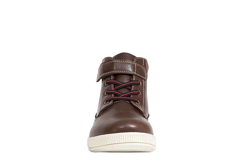 Deer Stags Boys Niles Lace-up Boot - Dark Brown 5 Deer Stags Boys Niles Lace-up Boot - Dark Brown - Image 3
