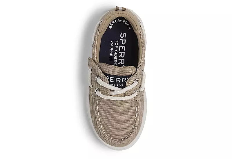 Sperry Boys Infant Sea Ketch Jr Washable Boat Shoe - Khaki 6 Sperry Boys Infant Sea Ketch Jr Washable Boat Shoe - Khaki - Image 4