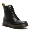 Dr. Martens Dr.martens Boys Zavala Combat Boot - Black -Teenager Shoes Shop US 01 701240 00