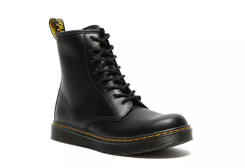 Dr. Martens Dr.martens Boys Zavala Combat Boot - Black 3 Dr. Martens Dr.martens Boys Zavala Combat Boot - Black