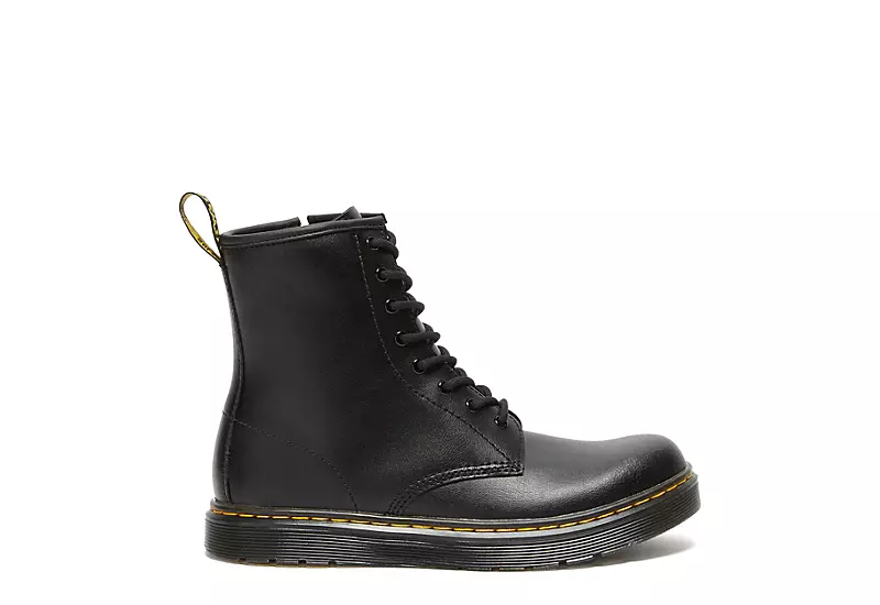 Dr. Martens Dr.martens Boys Zavala Combat Boot - Black 4 Dr. Martens Dr.martens Boys Zavala Combat Boot - Black - Image 2