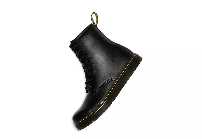 Dr. Martens Dr.martens Boys Zavala Combat Boot - Black 5 Dr. Martens Dr.martens Boys Zavala Combat Boot - Black - Image 3