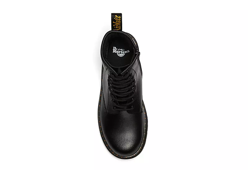 Dr. Martens Dr.martens Boys Zavala Combat Boot - Black 6 Dr. Martens Dr.martens Boys Zavala Combat Boot - Black - Image 4