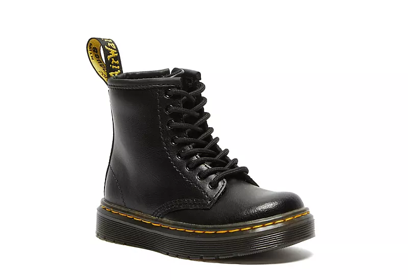 Dr. Martens Dr.martens Boys Infant Zavala Combat Boot - Black 3 Dr. Martens Dr.martens Boys Infant Zavala Combat Boot - Black