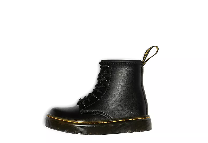 Dr. Martens Dr.martens Boys Infant Zavala Combat Boot - Black 5 Dr. Martens Dr.martens Boys Infant Zavala Combat Boot - Black - Image 3