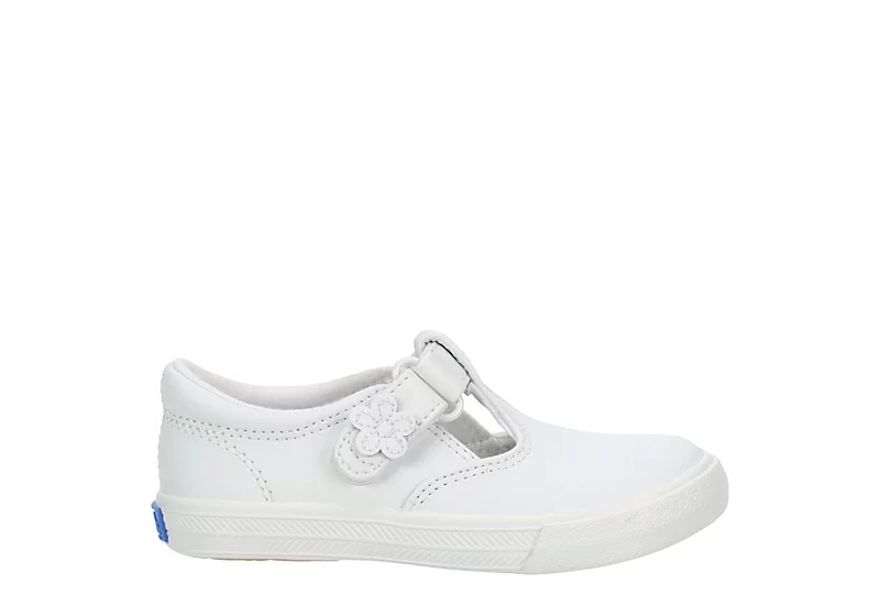 Keds Girls Infant Daphne Slip On Sneaker - White 4 Keds Girls Infant Daphne Slip On Sneaker - White - Image 2