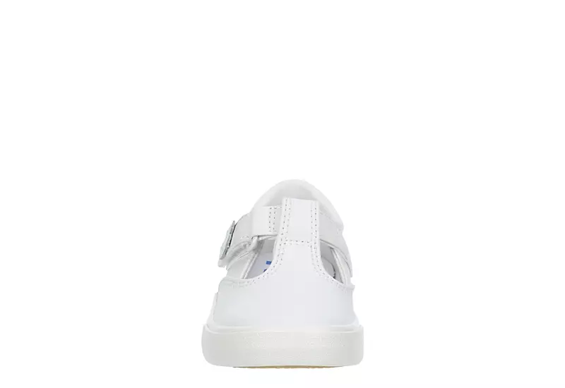 Keds Girls Infant Daphne Slip On Sneaker - White 5 Keds Girls Infant Daphne Slip On Sneaker - White - Image 3