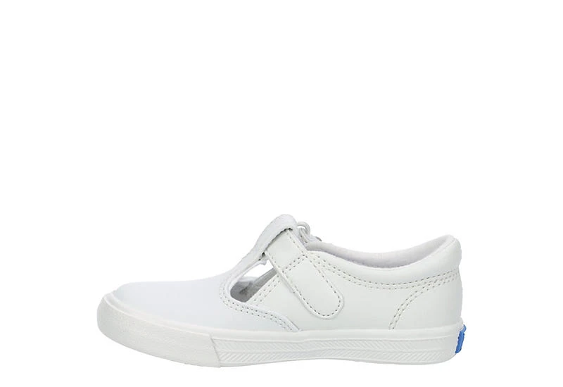 Keds Girls Infant Daphne Slip On Sneaker - White 6 Keds Girls Infant Daphne Slip On Sneaker - White - Image 4