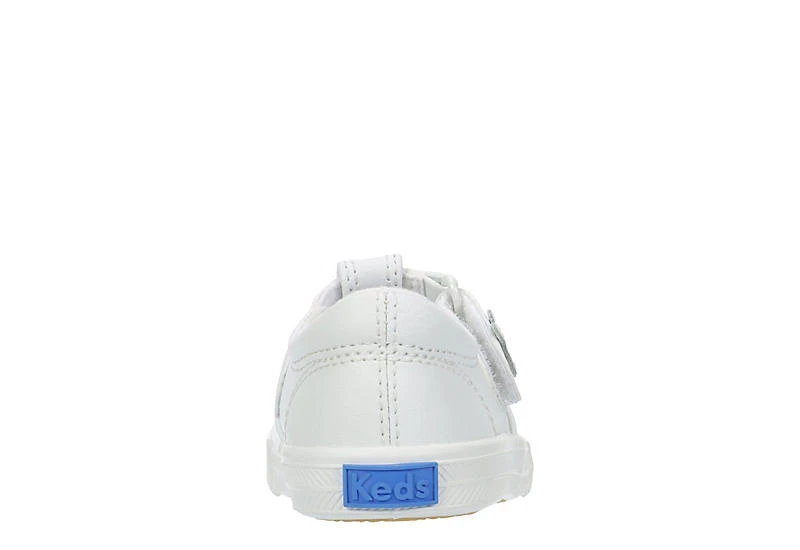 Keds Girls Infant Daphne Slip On Sneaker - White 7 Keds Girls Infant Daphne Slip On Sneaker - White - Image 5