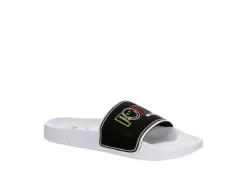 Puma Boys Big Kid Leadcat 2.0 Smileyworld Sport Slide Sandal - Black