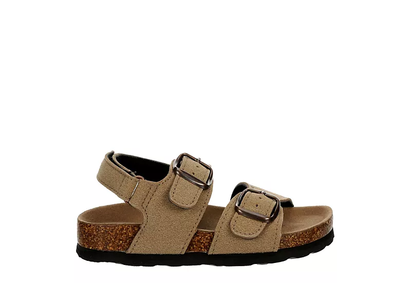 Bjorndal Boys Infant Rawley Footbed Sandal - Tan 4 Bjorndal Boys Infant Rawley Footbed Sandal - Tan - Image 2