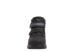 Deer Stags Boys Blaze Boot - Black -Teenager Shoes Shop US 01 702269 02