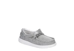 Heydude Boys Wally Youth Slip On Sneaker - Grey