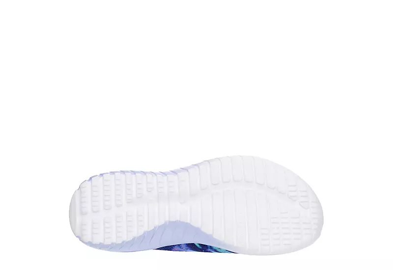 Skechers Girls Ultra Flex 2.0 Iris Color Slip On Sneaker - Navy 9 Skechers Girls Ultra Flex 2.0 Iris Color Slip On Sneaker - Navy - Image 7