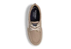 Sperry Boys Sea Ketch Washable Boat Shoe - Khaki -Teenager Shoes Shop US 01 702376 02