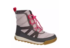 Sorel Girls Whitney Ii Short Lace Wp Snow Boot - Grey