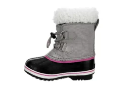 Sorel Girls Infant Pac Nylon Wp Snow Boot - Grey -Teenager Shoes Shop US 01 702410 03