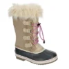 Sorel Girls Joan Of Arctic Wp Snow Boot - Tan 2 Sorel Girls Joan Of Arctic Wp Snow Boot - Tan -Teenager Shoes Shop US 01 702411 00