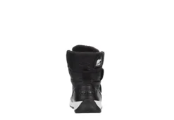 Sorel Boys Whitney Ii Strap Wp Snow Boot - Black -Teenager Shoes Shop US 01 702414 04