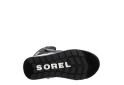 Sorel Boys Whitney Ii Strap Wp Snow Boot - Black -Teenager Shoes Shop US 01 702414 06