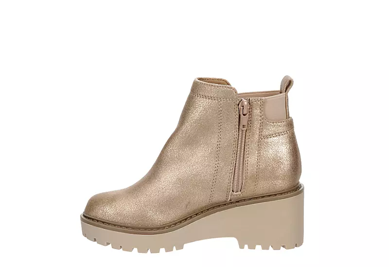 Dv By Dolce Vita Girls Fury Wedge Bootie - Rose Gold 6 Dv By Dolce Vita Girls Fury Wedge Bootie - Rose Gold - Image 4