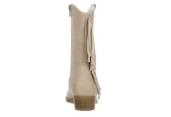 Dv By Dolce Vita Girls Lillyth Western Boot - Off White -Teenager Shoes Shop US 01 702430 04