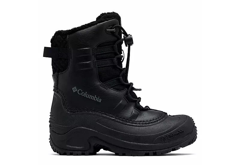 Columbia Boys Bugaboot Celsius Snow Boot - Black 4 Columbia Boys Bugaboot Celsius Snow Boot - Black - Image 2