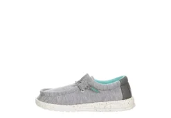 Heydude Boys Wally Youth Slip On Sneaker - Grey -Teenager Shoes Shop US 01 702473 03