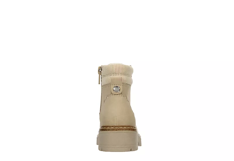 Cupcake Couture Girls Infant Lil Lexi Lace-up Boot - Beige 7 Cupcake Couture Girls Infant Lil Lexi Lace-up Boot - Beige - Image 5