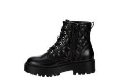 Madden Girl Girls Jrozzie Combat Boot - Black -Teenager Shoes Shop US 01 702524 03