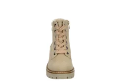 Cupcake Couture Girls Lexi Lace-up Boot - Beige 11 Cupcake Couture Girls Lexi Lace-up Boot - Beige -Teenager Shoes Shop US 01 702557 02