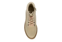 Cupcake Couture Girls Lexi Lace-up Boot - Beige 14 Cupcake Couture Girls Lexi Lace-up Boot - Beige -Teenager Shoes Shop US 01 702557 05