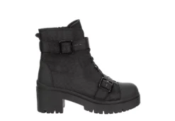 Limelight Girls Universe Lace Up Boot - Black -Teenager Shoes Shop US 01 702563 01