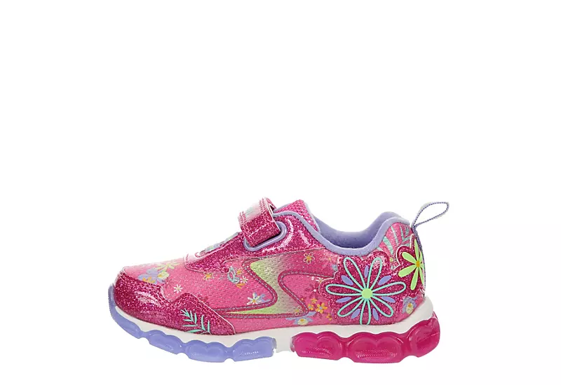Disney Girls Infant Encanto Light Up Sneaker - Pink 6 Disney Girls Infant Encanto Light Up Sneaker - Pink - Image 4