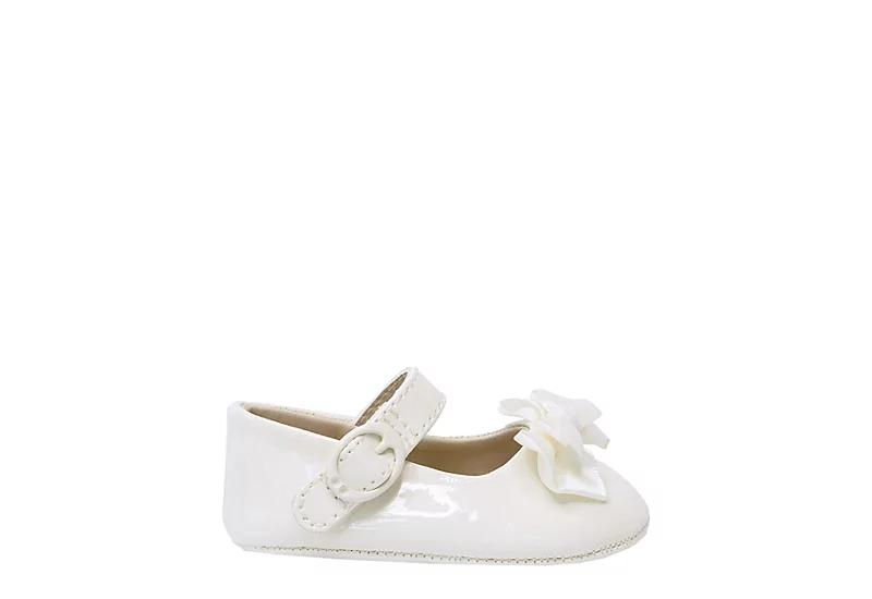 Baby Deer Girls Infant Mckenna Dress Flat - White 4 Baby Deer Girls Infant Mckenna Dress Flat - White - Image 2