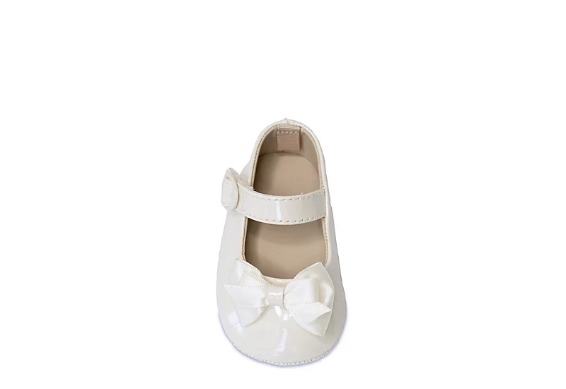Baby Deer Girls Infant Mckenna Dress Flat - White 7 Baby Deer Girls Infant Mckenna Dress Flat - White - Image 5