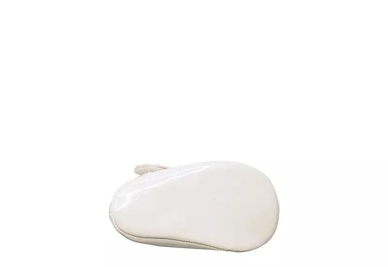 Baby Deer Girls Infant Mckenna Dress Flat - White 8 Baby Deer Girls Infant Mckenna Dress Flat - White - Image 6