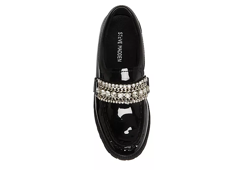 Steve Madden Girls Jmaybell Dress Shoe - Black 7 Steve Madden Girls Jmaybell Dress Shoe - Black - Image 5