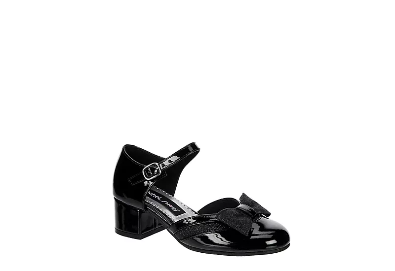 Rachel Shoes Girls Valeria Dress Heel - Black 3 Rachel Shoes Girls Valeria Dress Heel - Black