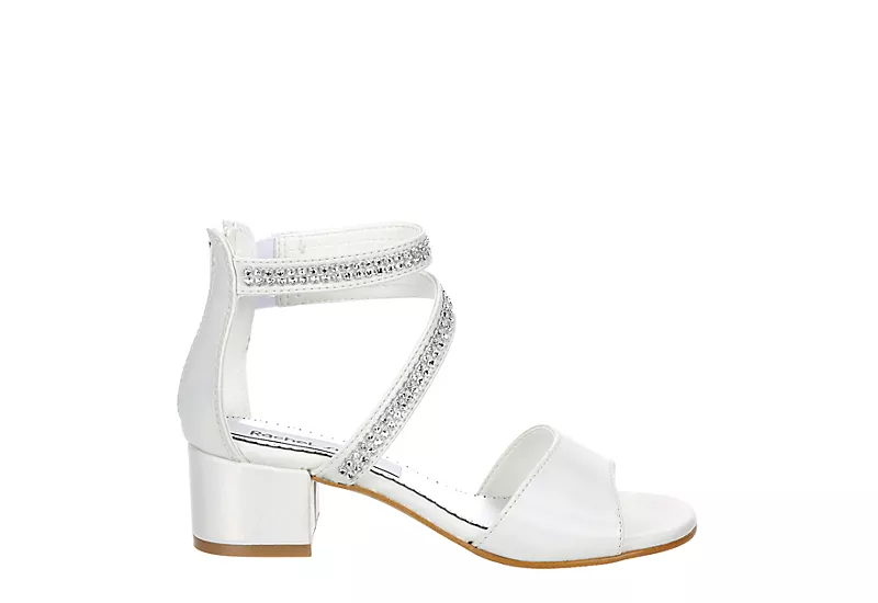 Rachel Shoes Girls Felicia Dress Heel - White 4 Rachel Shoes Girls Felicia Dress Heel - White - Image 2