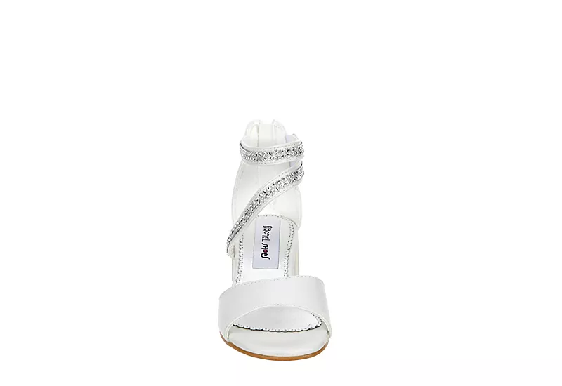 Rachel Shoes Girls Felicia Dress Heel - White 5 Rachel Shoes Girls Felicia Dress Heel - White - Image 3