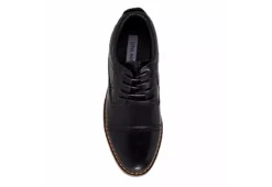 Steve Madden Boys Boliverr Dress Shoe - Black -Teenager Shoes Shop US 01 702667 04