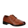 Deer Stags Boys Ace Wingtip Oxford - Cognac -Teenager Shoes Shop US 01 702674 00