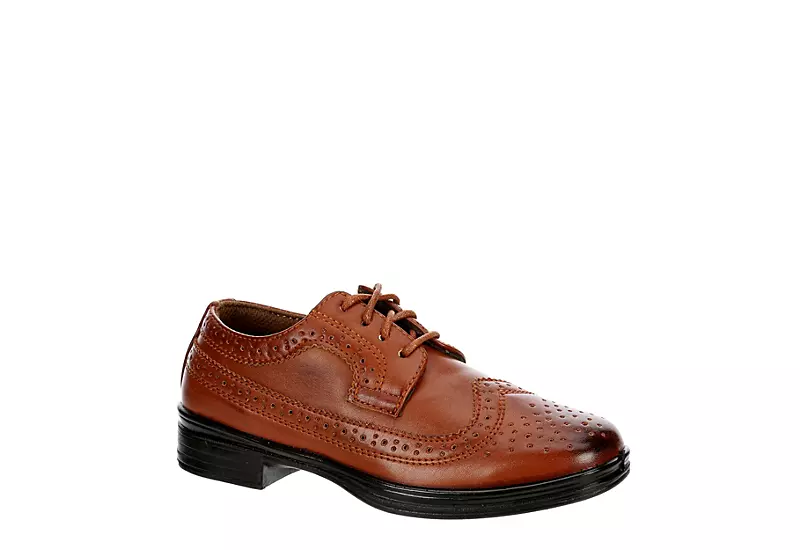Deer Stags Boys Ace Wingtip Oxford - Cognac 3 Deer Stags Boys Ace Wingtip Oxford - Cognac