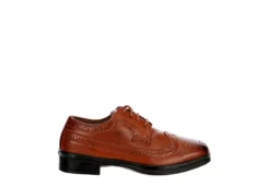 Deer Stags Boys Ace Wingtip Oxford - Cognac 10 Deer Stags Boys Ace Wingtip Oxford - Cognac -Teenager Shoes Shop US 01 702674 01