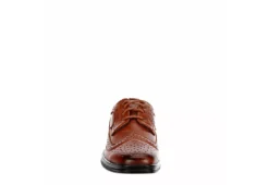 Deer Stags Boys Ace Wingtip Oxford - Cognac 11 Deer Stags Boys Ace Wingtip Oxford - Cognac -Teenager Shoes Shop US 01 702674 02